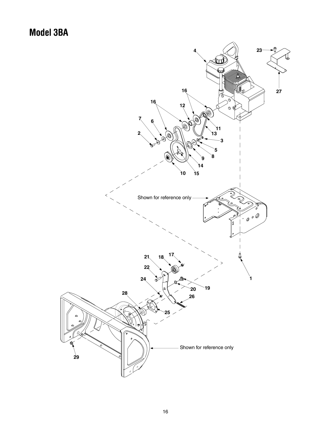 MTD manual Model 3BA 