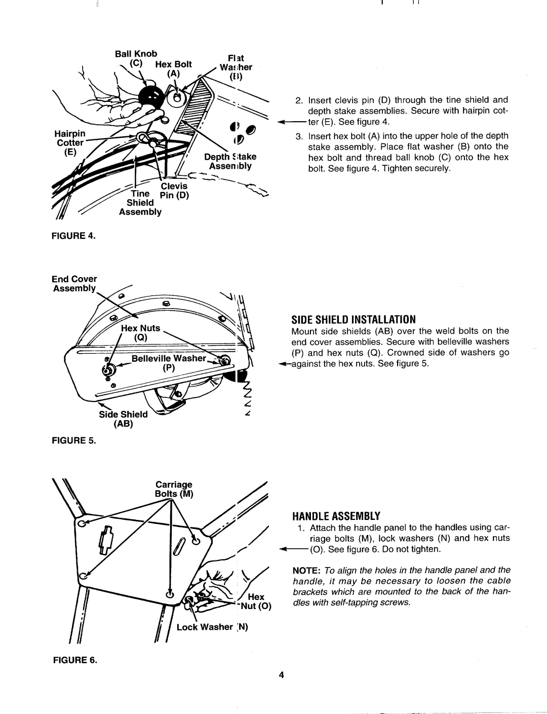 MTD 406 manual 