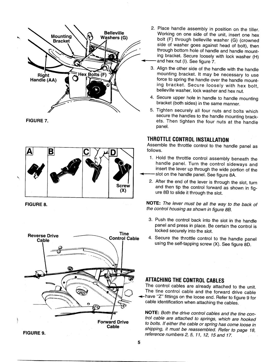 MTD 406 manual 