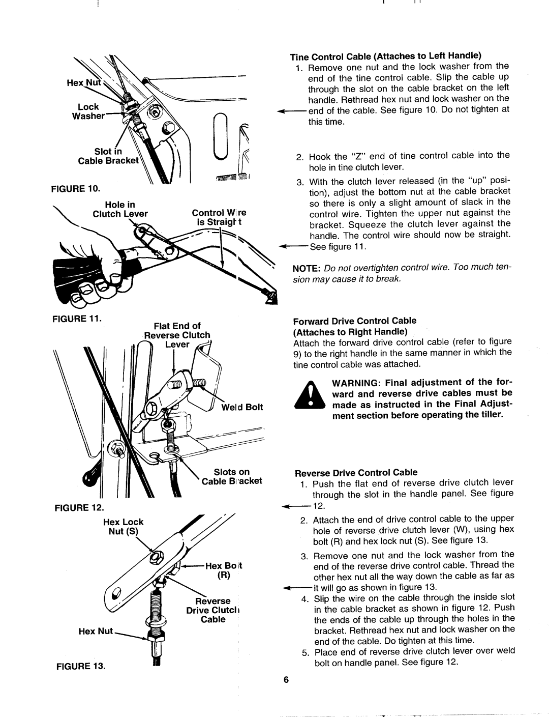 MTD 406 manual 