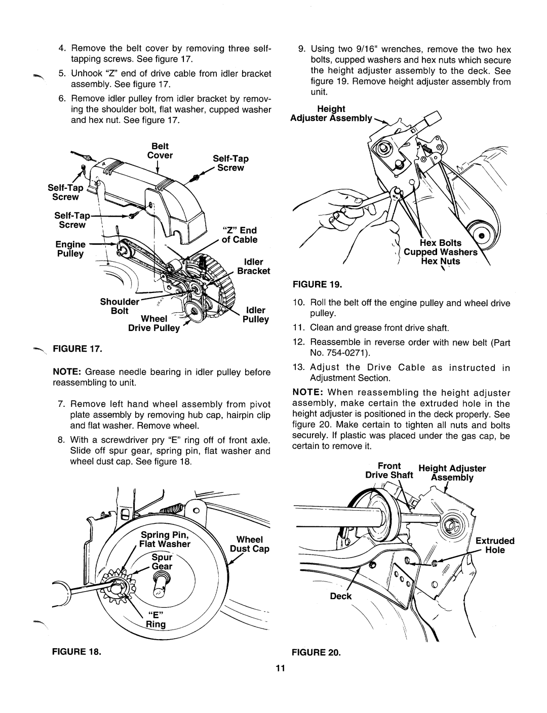 MTD 410 thru 458 manual 