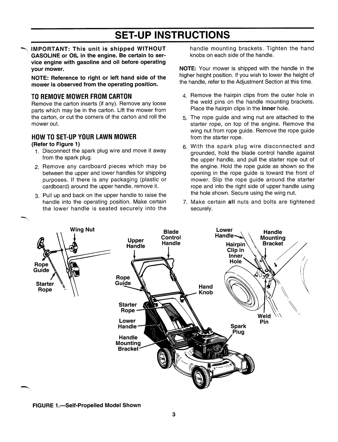 MTD 410 thru 458 manual 