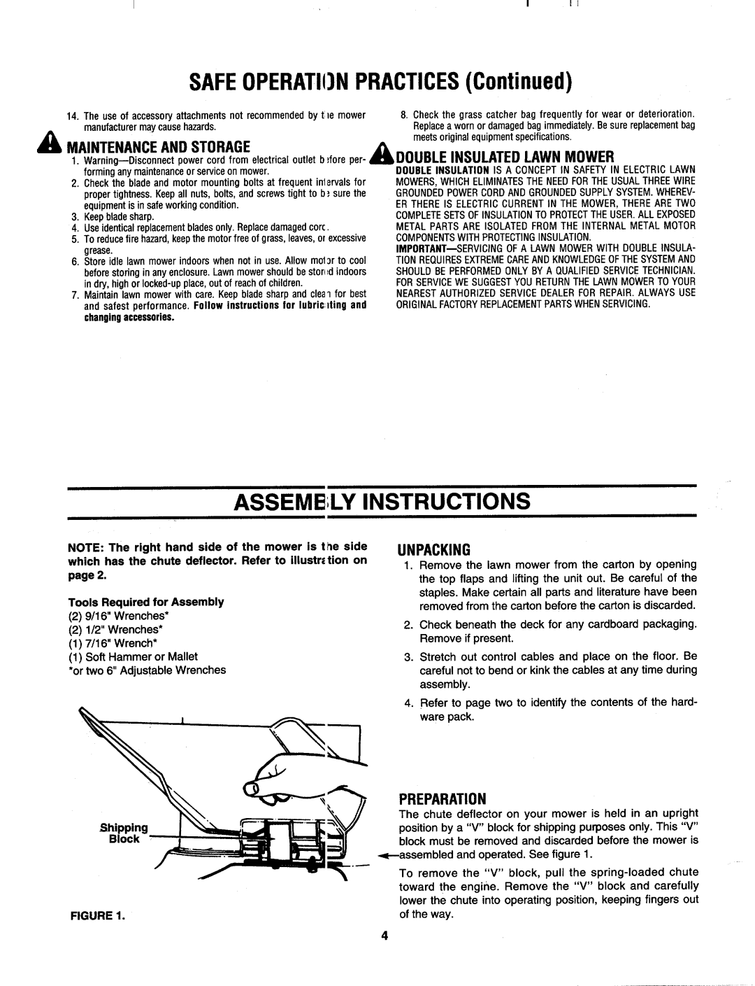 MTD 427 manual 