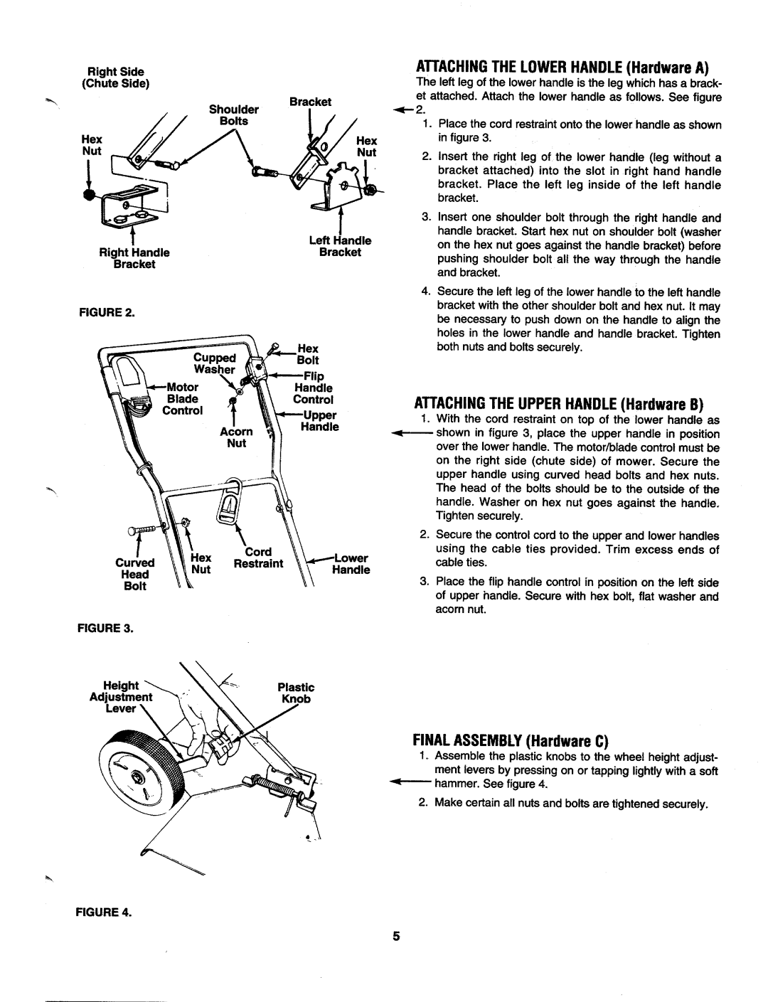 MTD 427 manual 