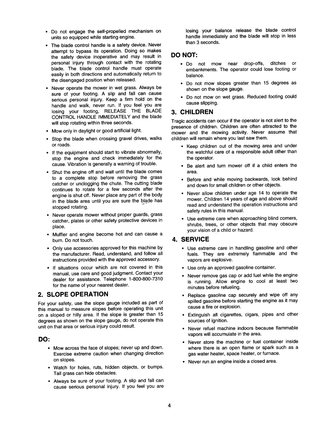 MTD 430 Series manual 