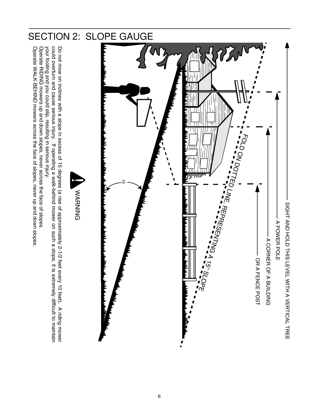 MTD 440 Thru E459 manual Slope Gauge 