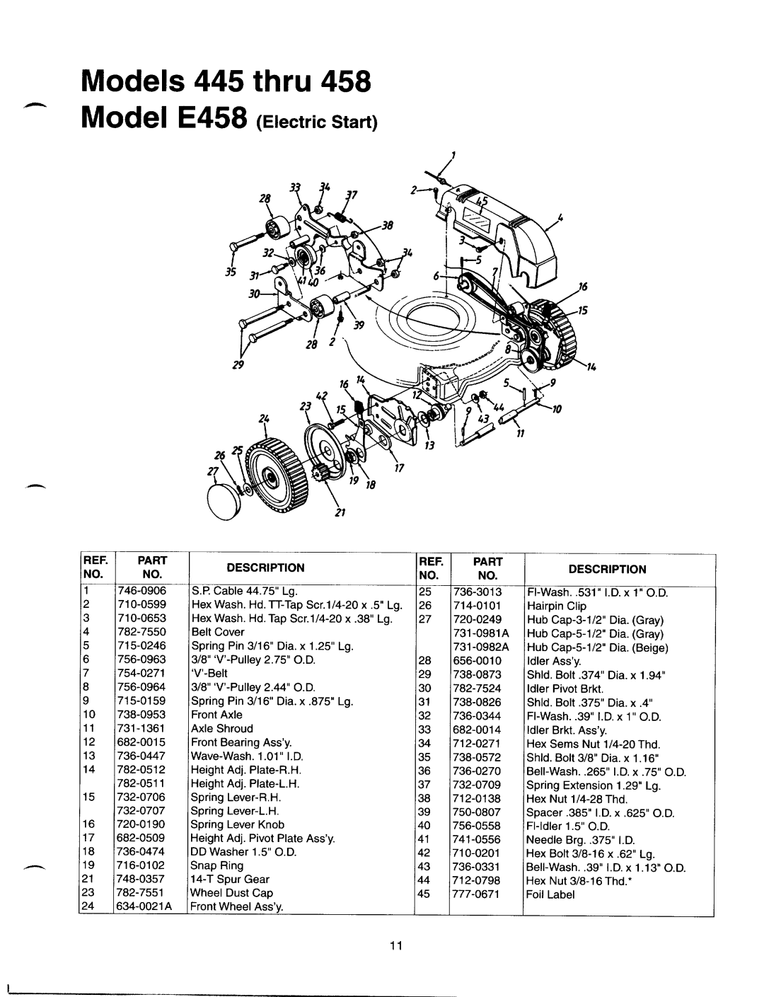 MTD 260-262, 445-E458, 370-388 manual 