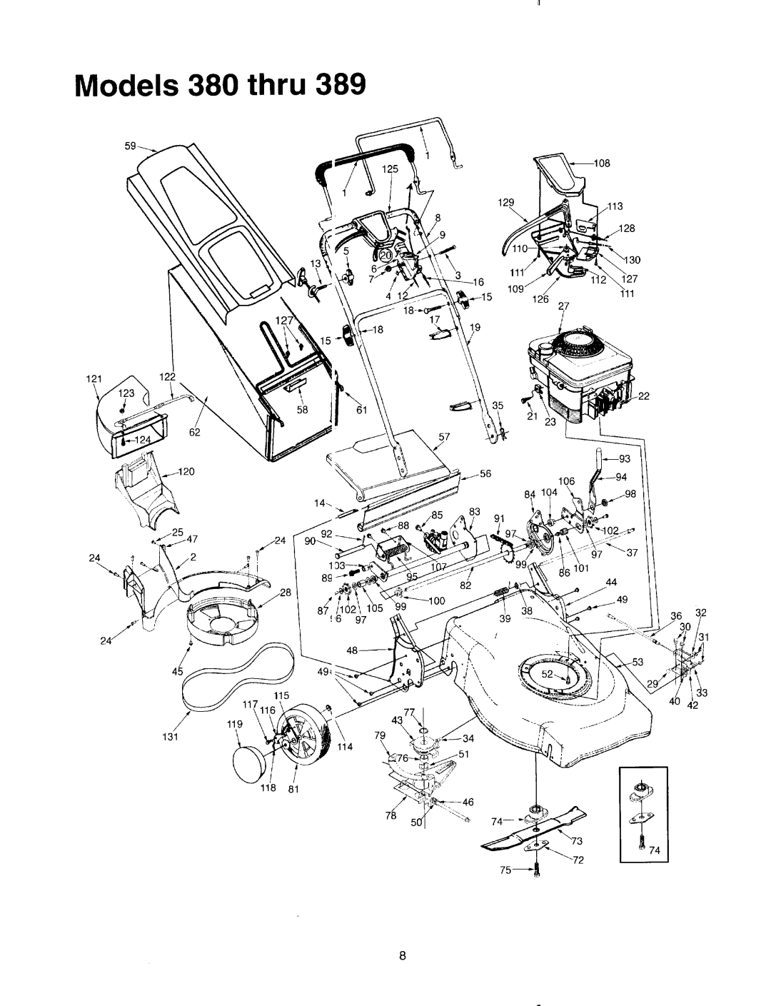 MTD 260-262, 445-E458, 370-388 manual 