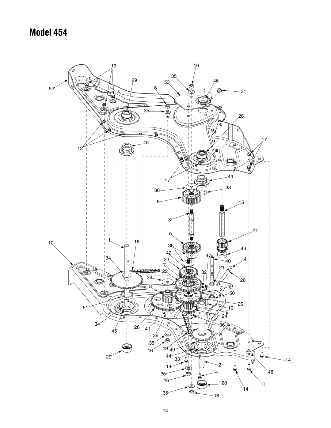 MTD 454 manual 2953 