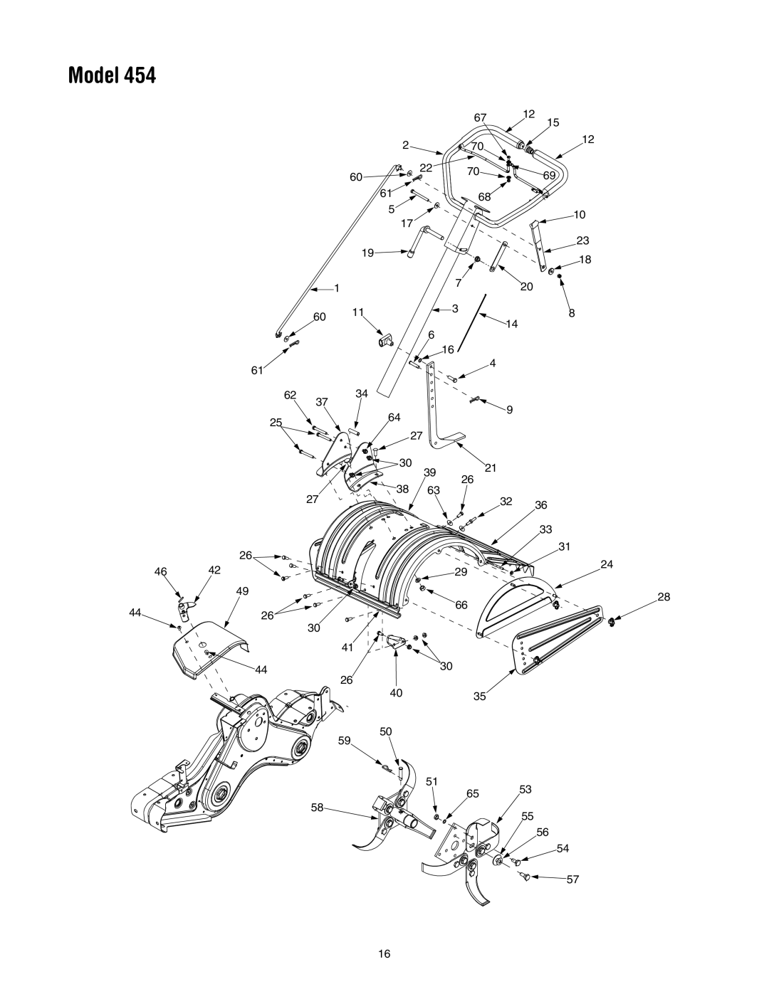 MTD 454 manual 4035 