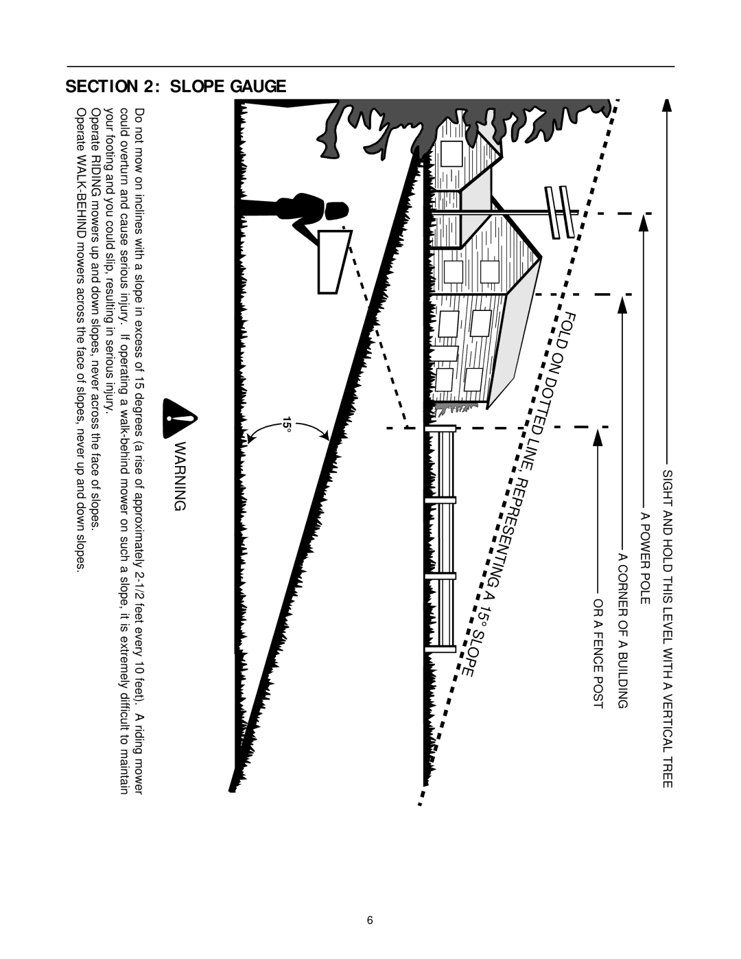 MTD 469 manual Slope Gauge 