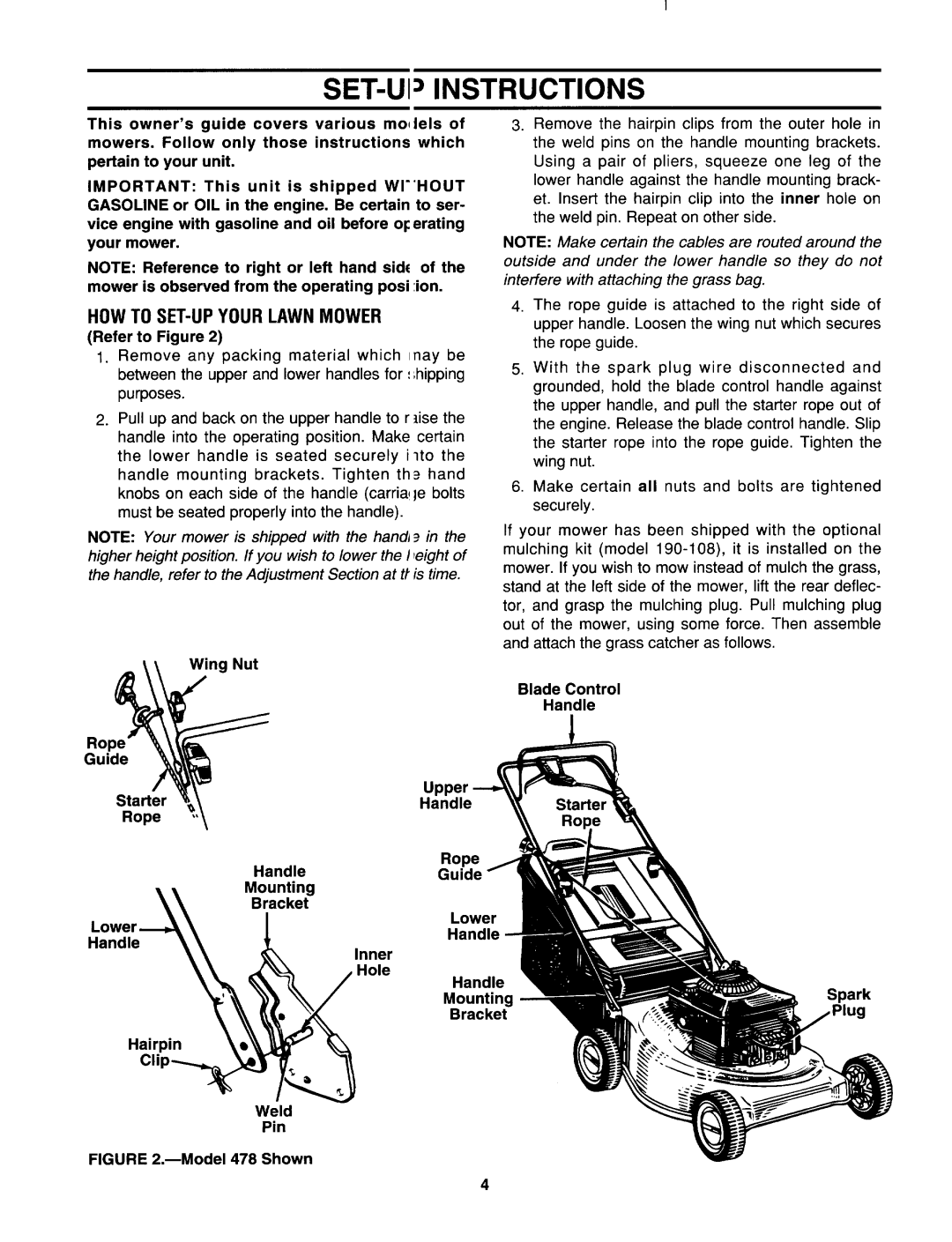 MTD 470 thru 488 manual 