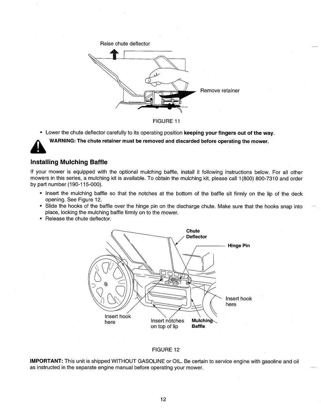 MTD 500 through 509 manual 