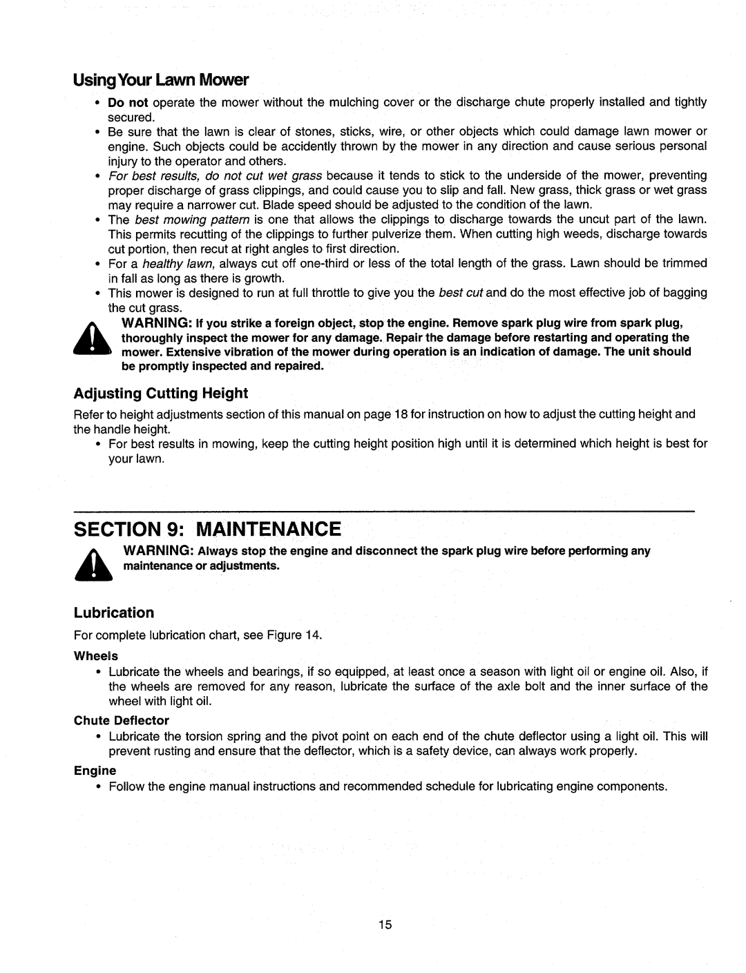 MTD 500 through 509 manual 