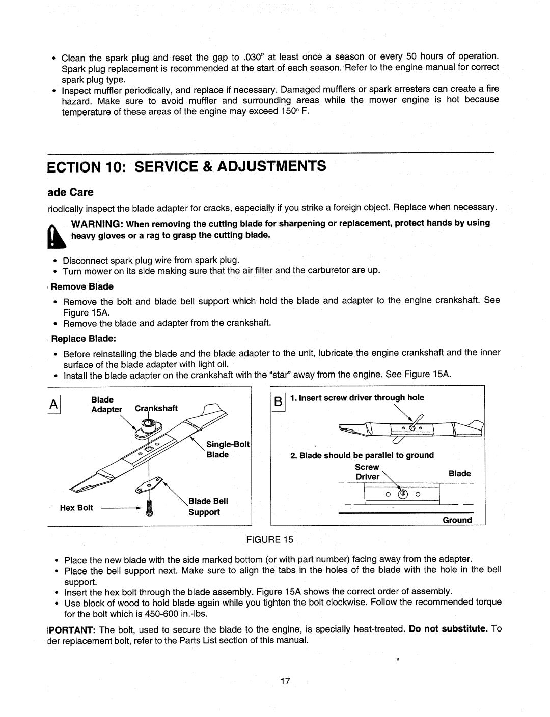 MTD 500 through 509 manual 