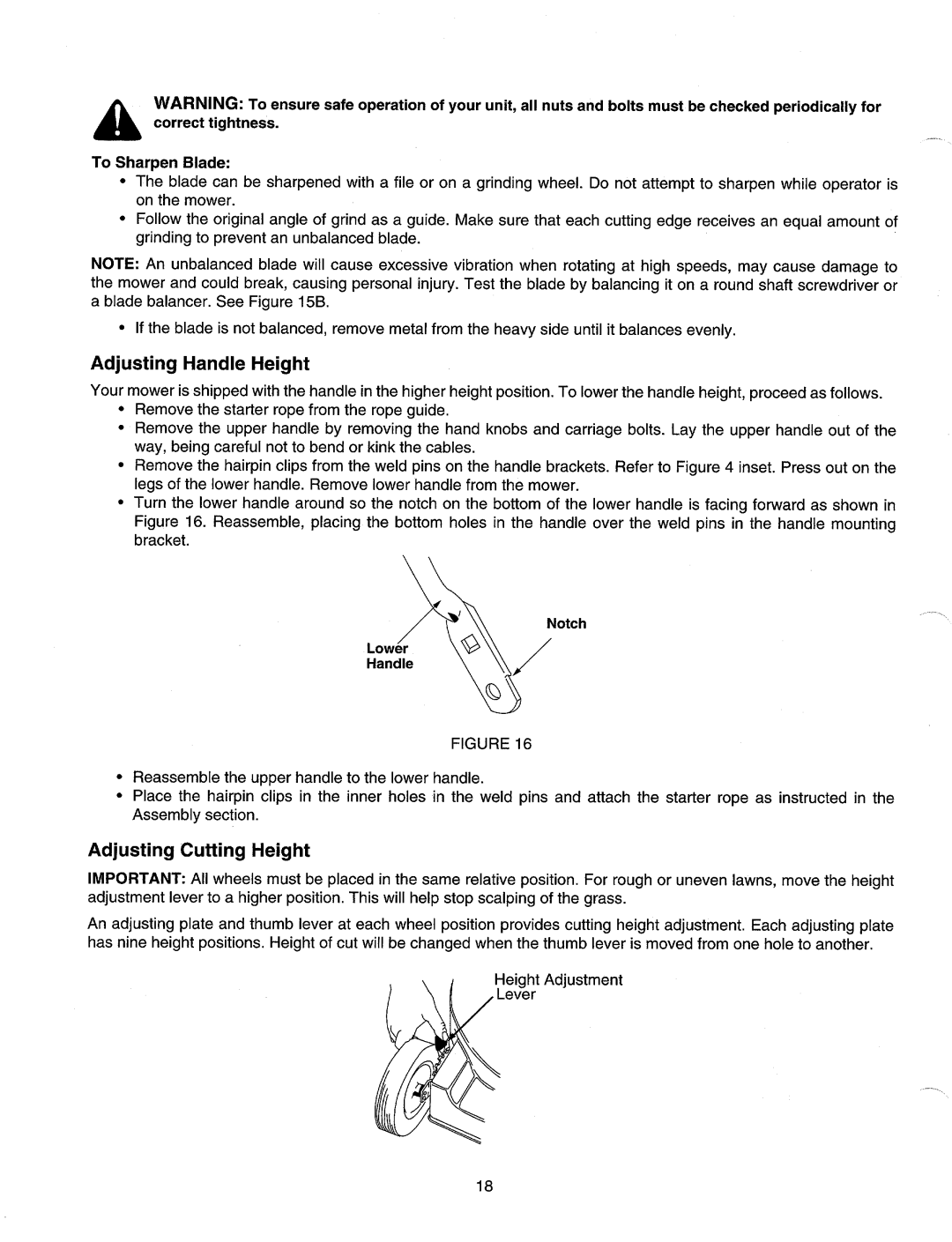 MTD 500 through 509 manual 