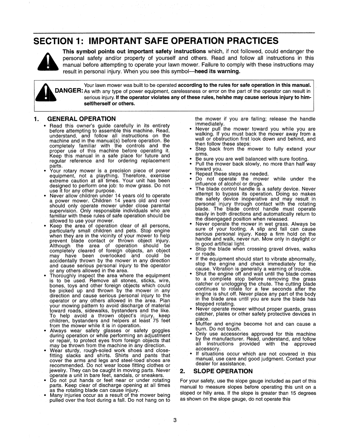 MTD 500 through 509 manual 