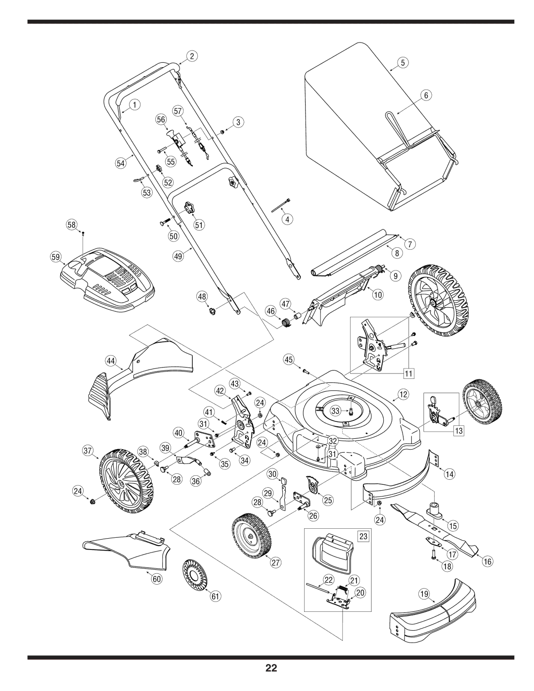 MTD 54M warranty 5455 