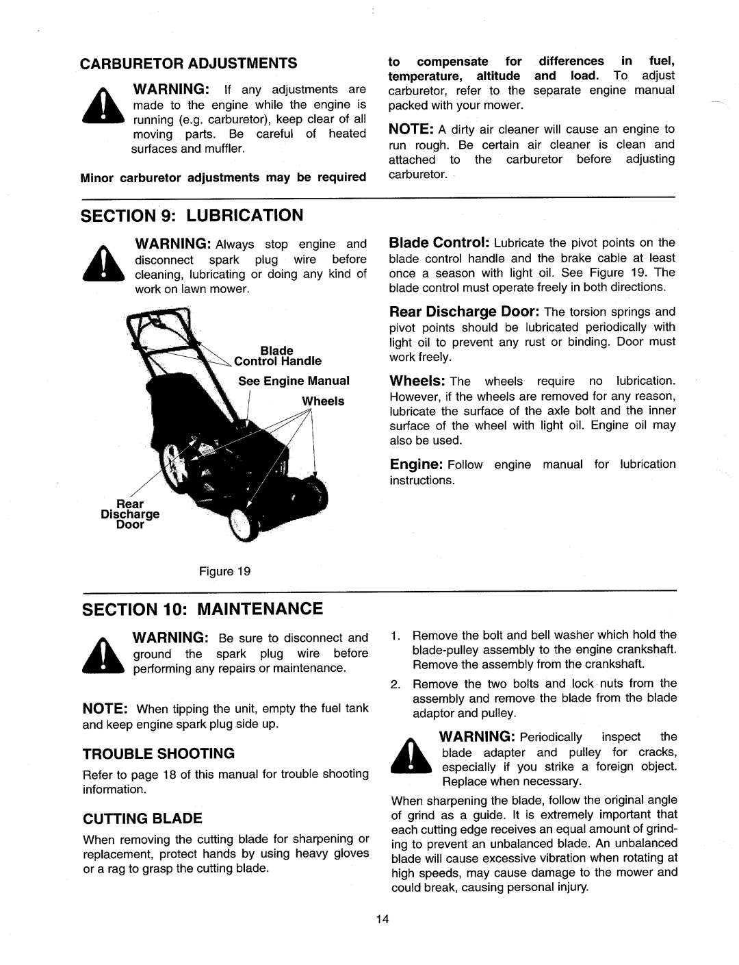 MTD 560 manual 