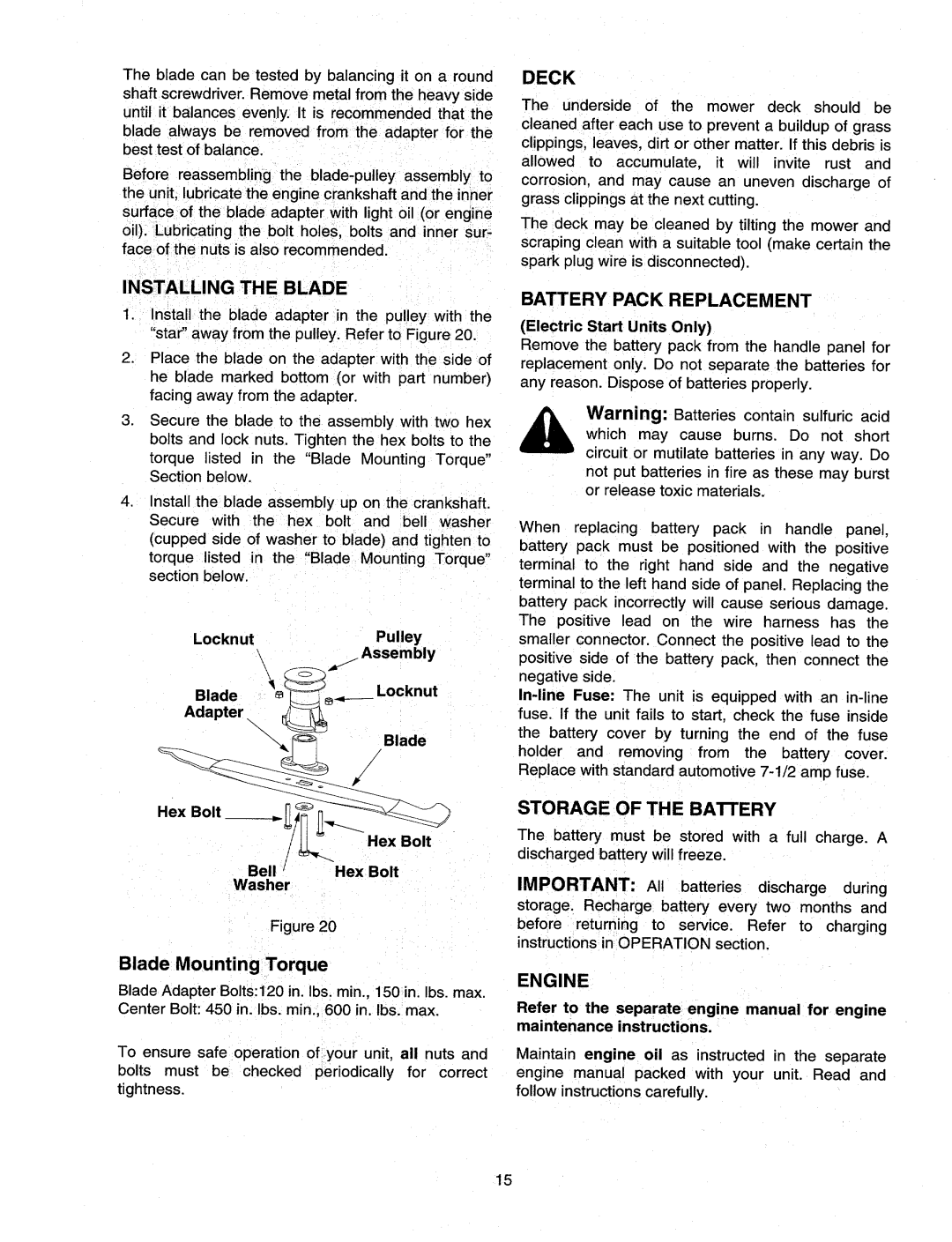 MTD 560 manual 