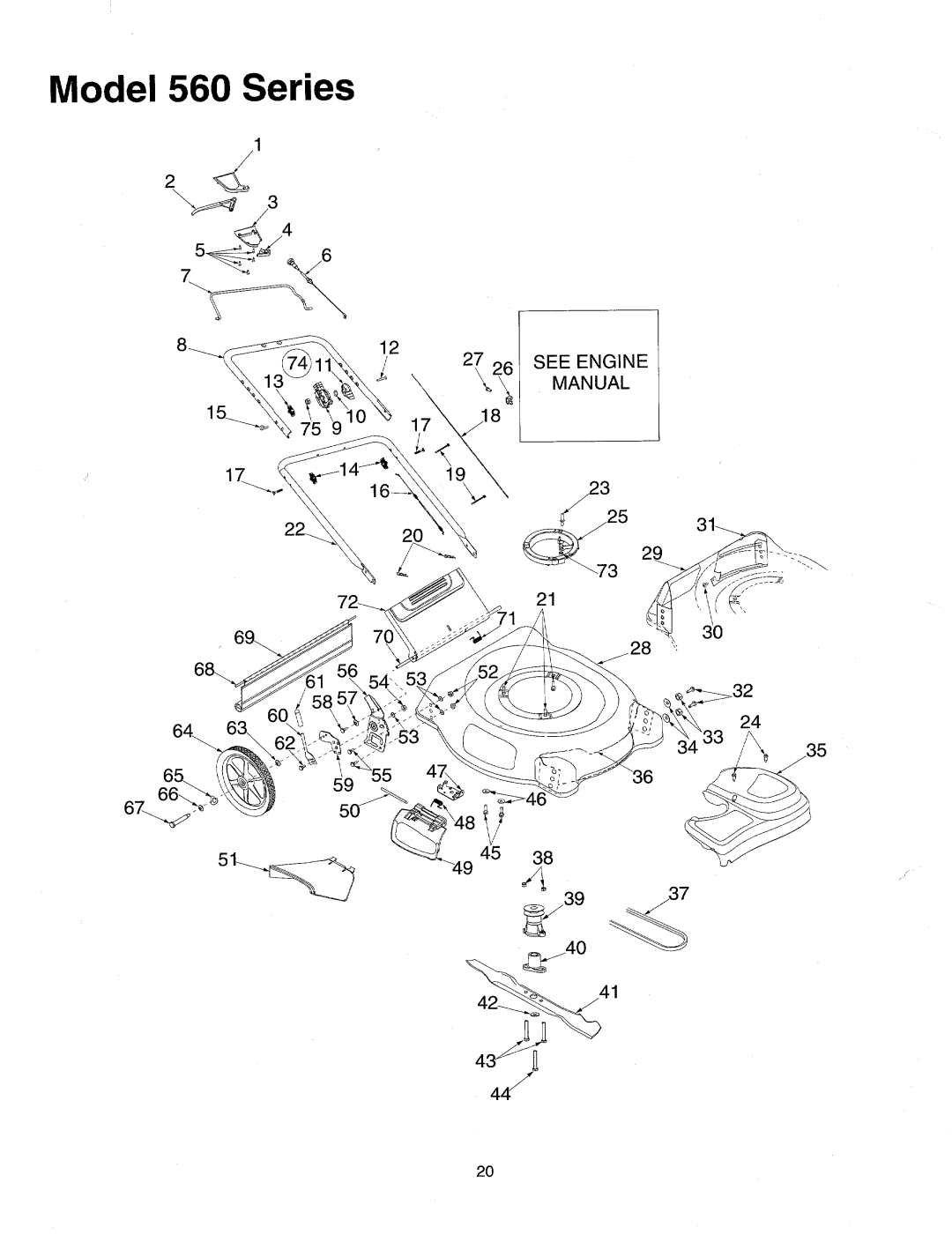 MTD 560 manual 