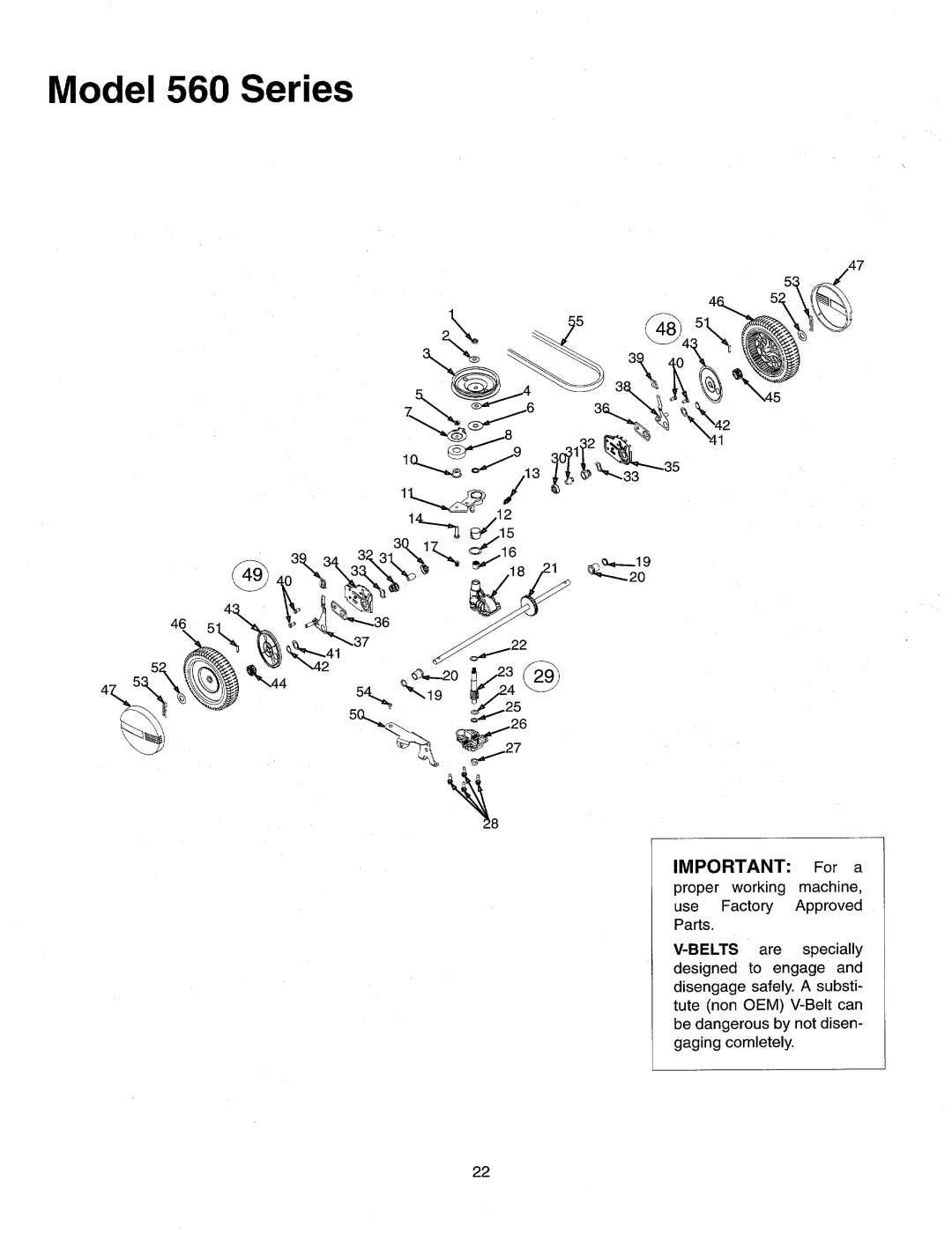 MTD 560 manual 