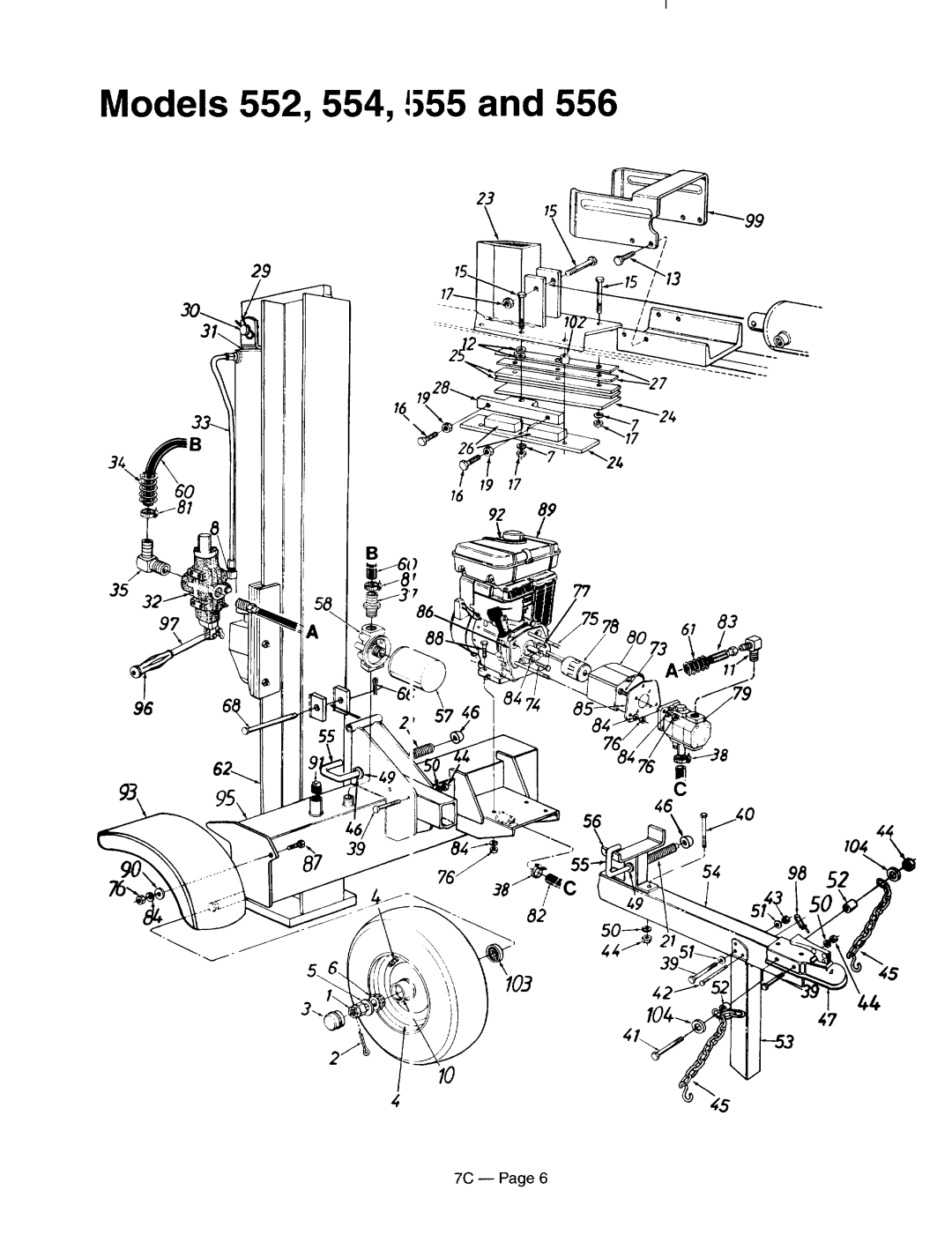 MTD 522, 585, 555, 586, 552, 554, 556, 523, 501 manual 