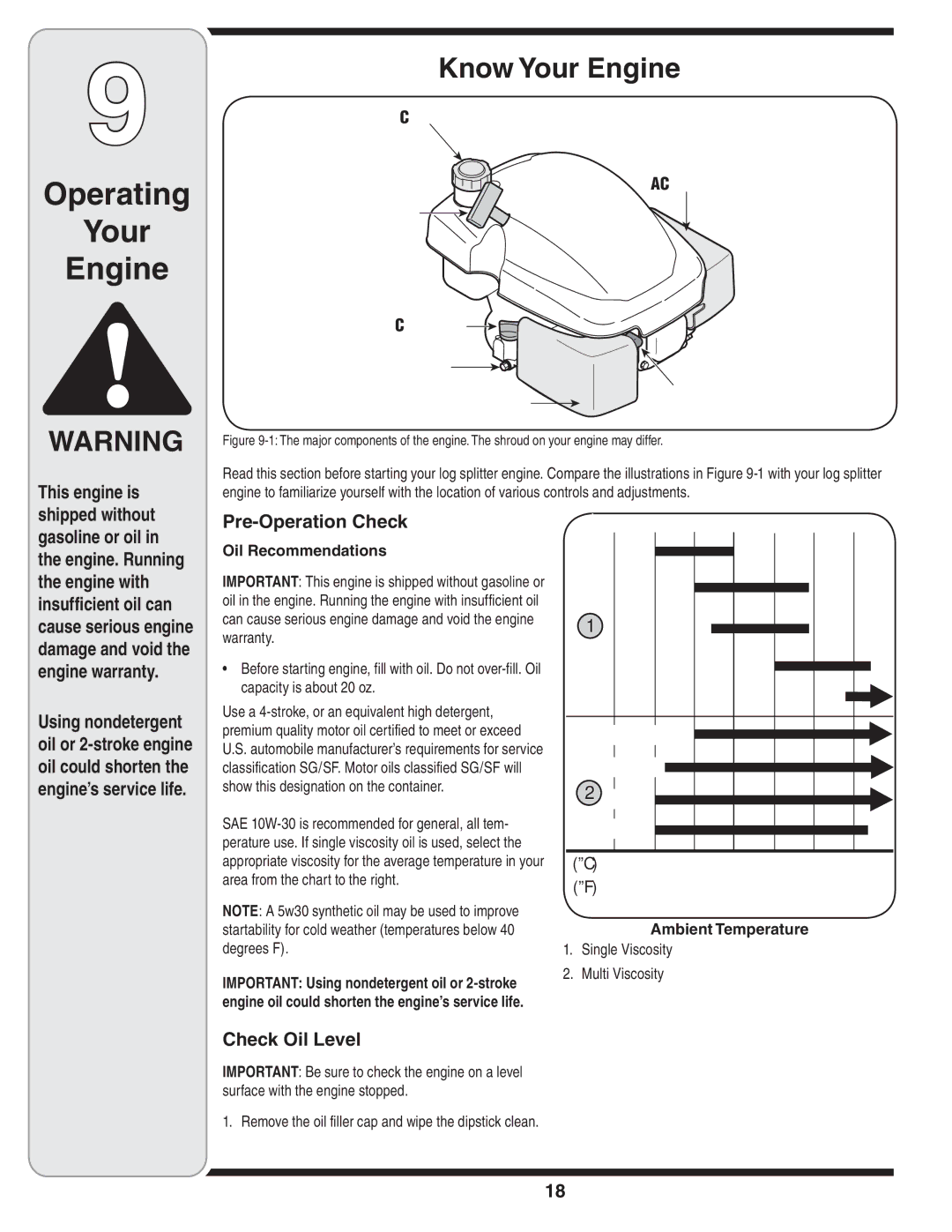 MTD 5DM warranty Operating Your Engine, Know Your Engine, This engine is, Pre-Operation Check, Check Oil Level 