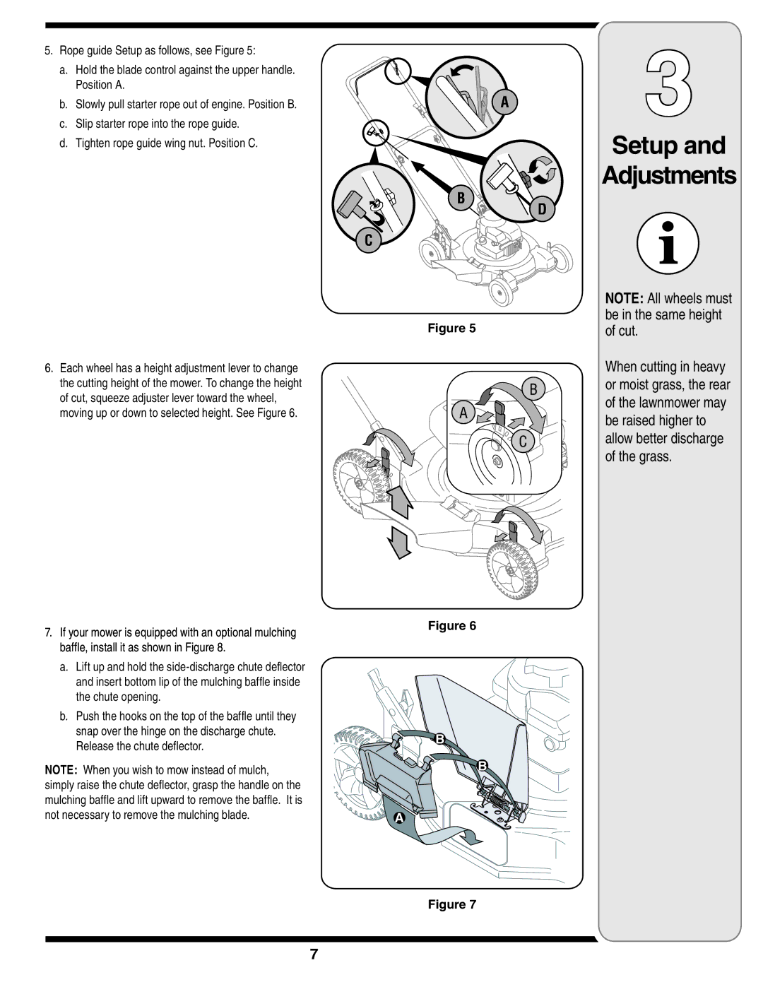 MTD 60-1616-6 owner manual Slowly pull starter rope out of engine. Position B 