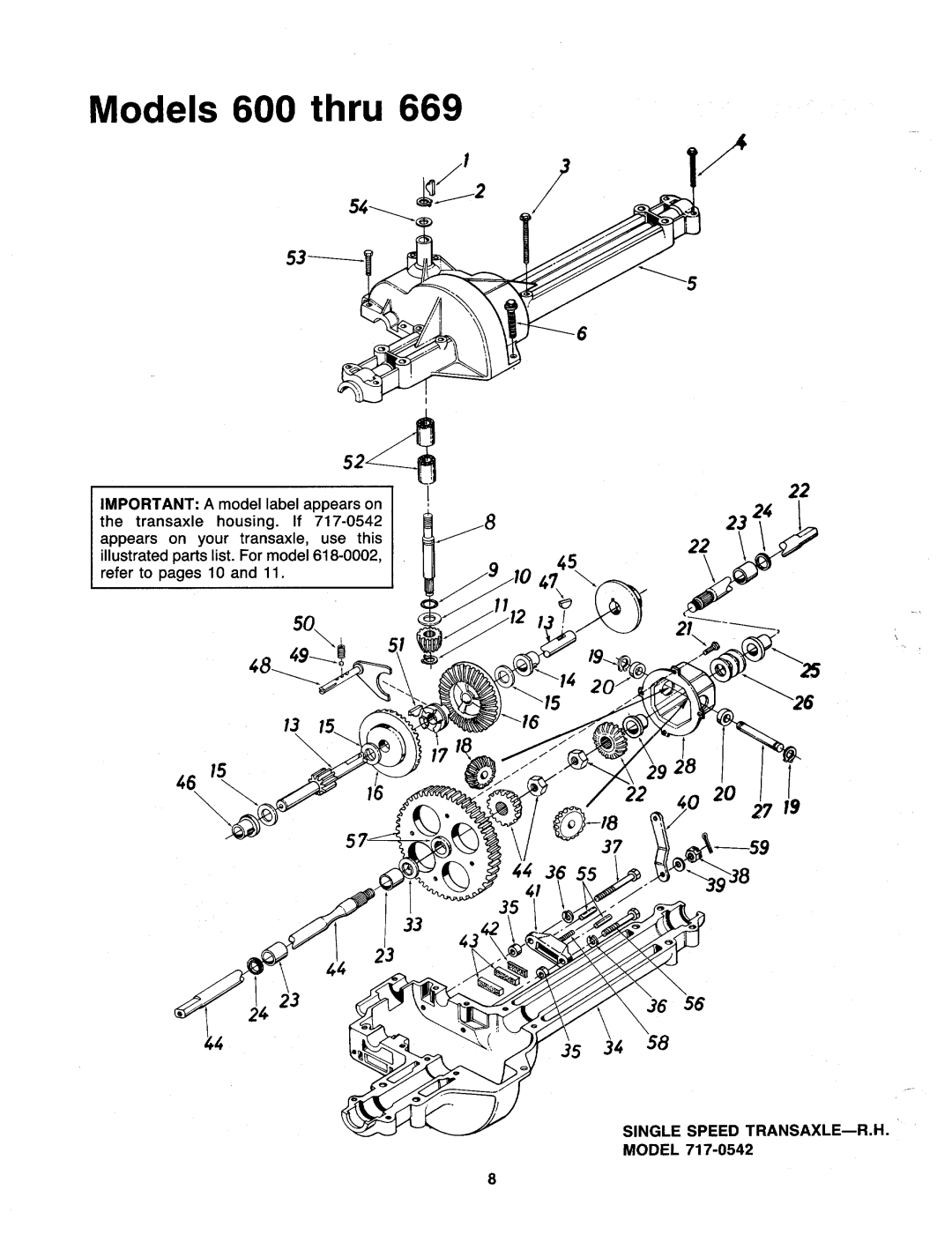 MTD 600-669 manual 