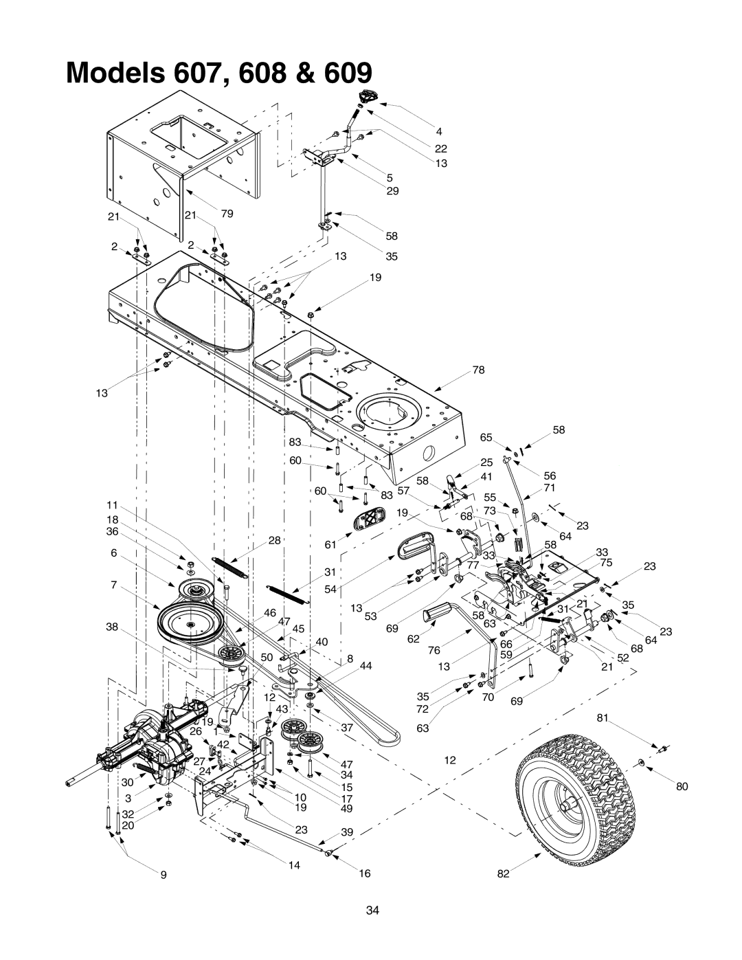 MTD 609, 608 manual 4413 