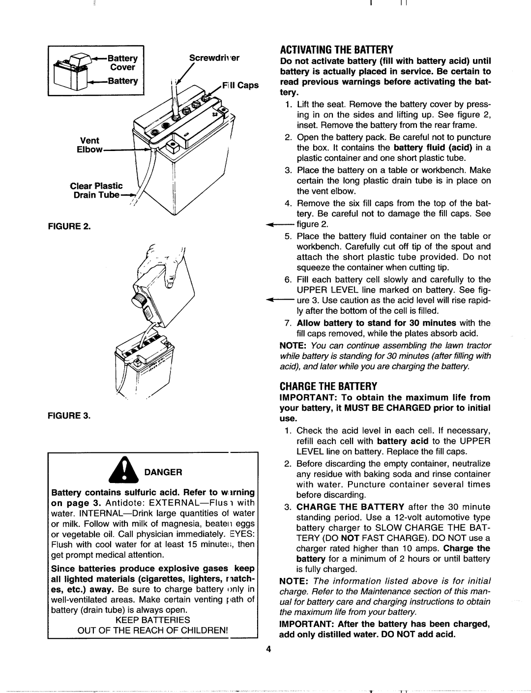 MTD 610-619 manual 