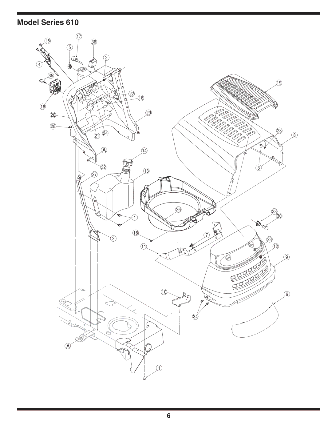 MTD 610 manual 3330 