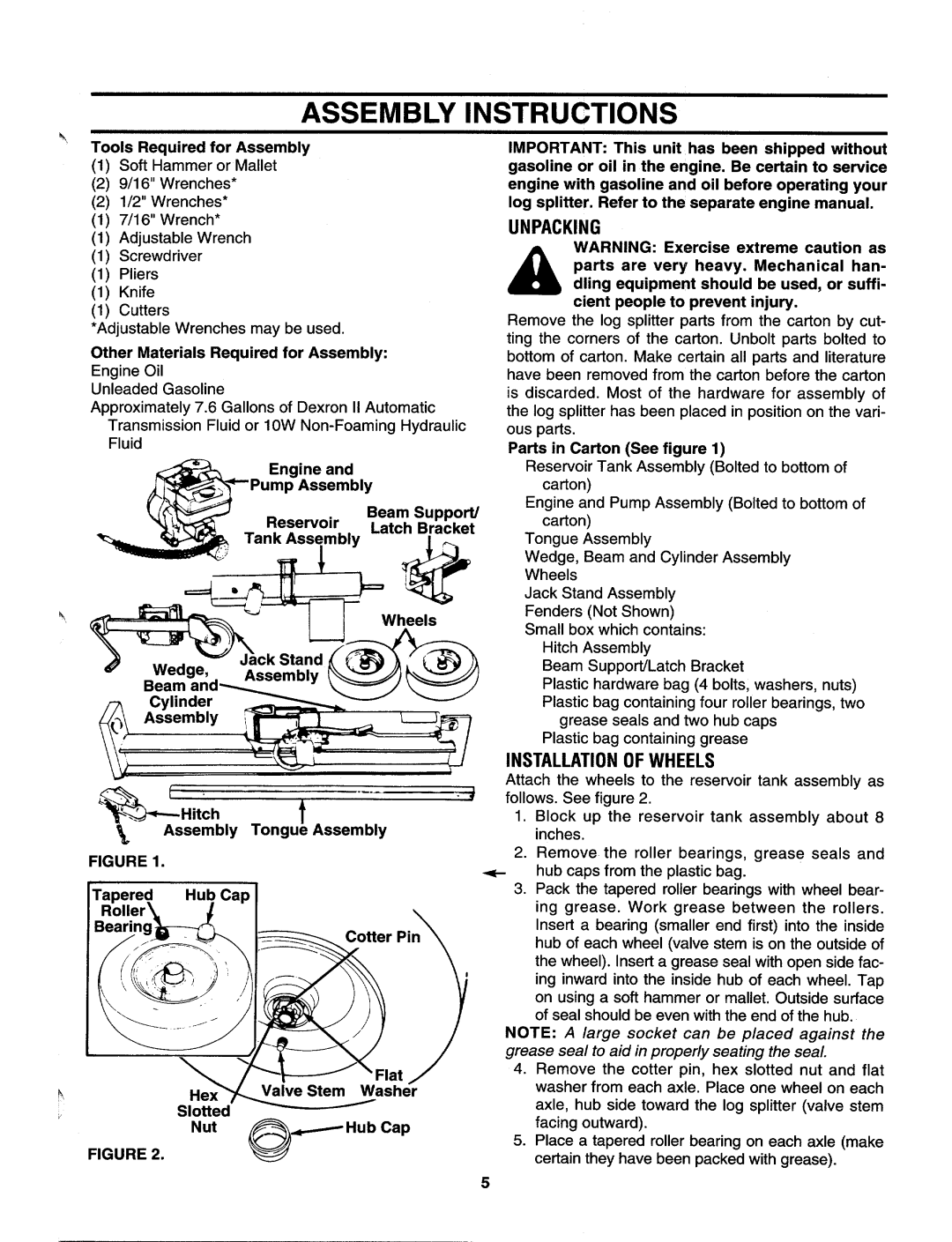 MTD 638 manual 