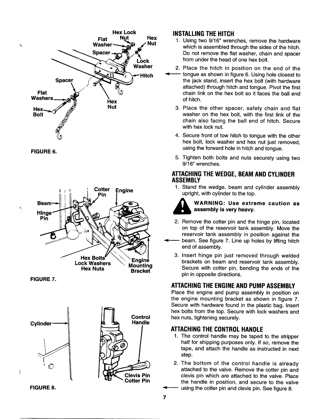 MTD 638 manual 