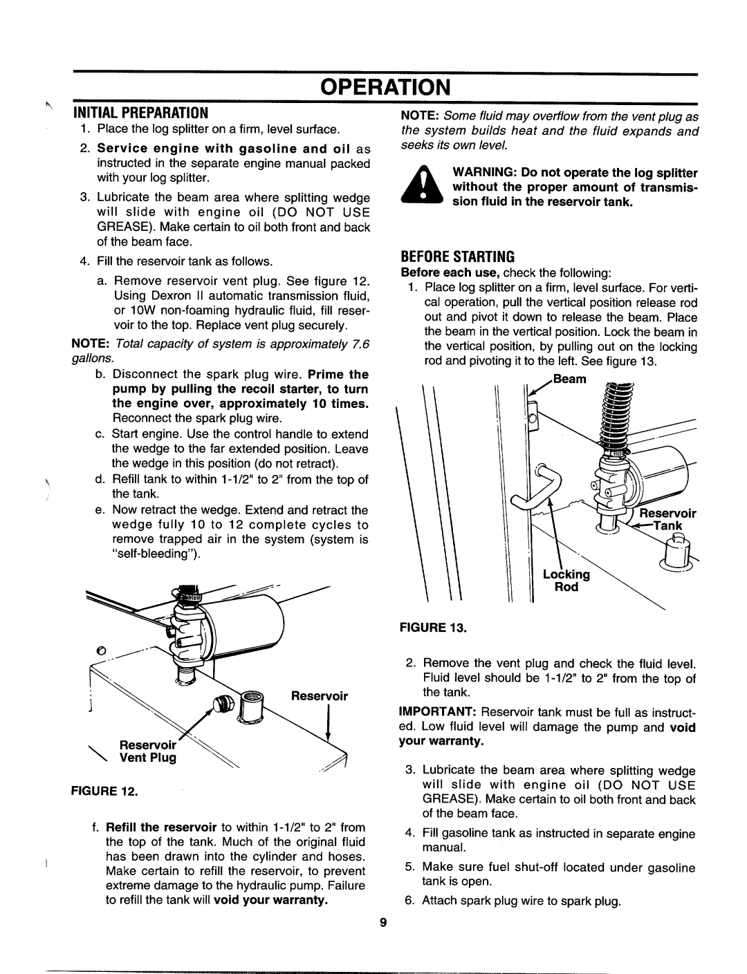 MTD 638 manual 