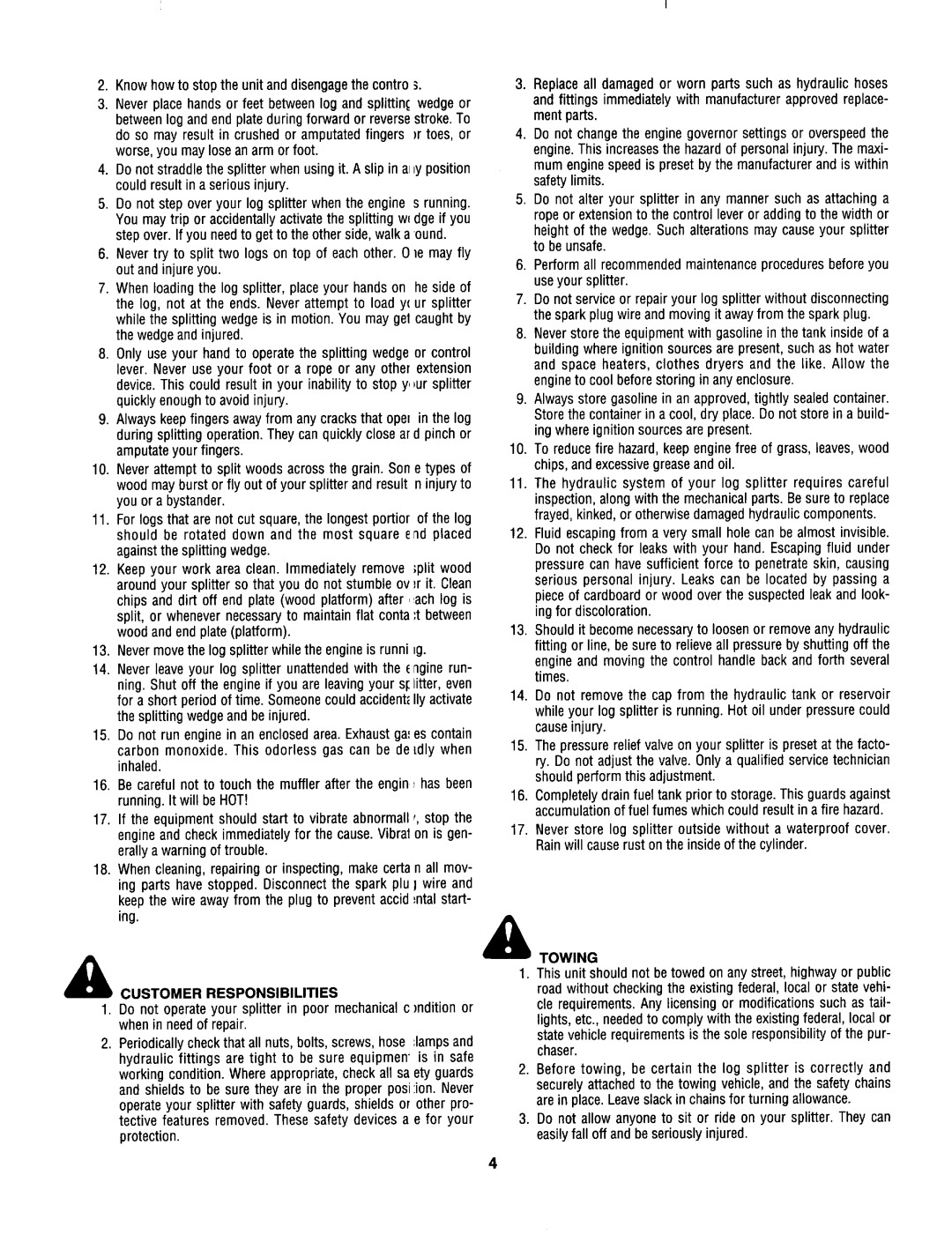 MTD 639 manual 