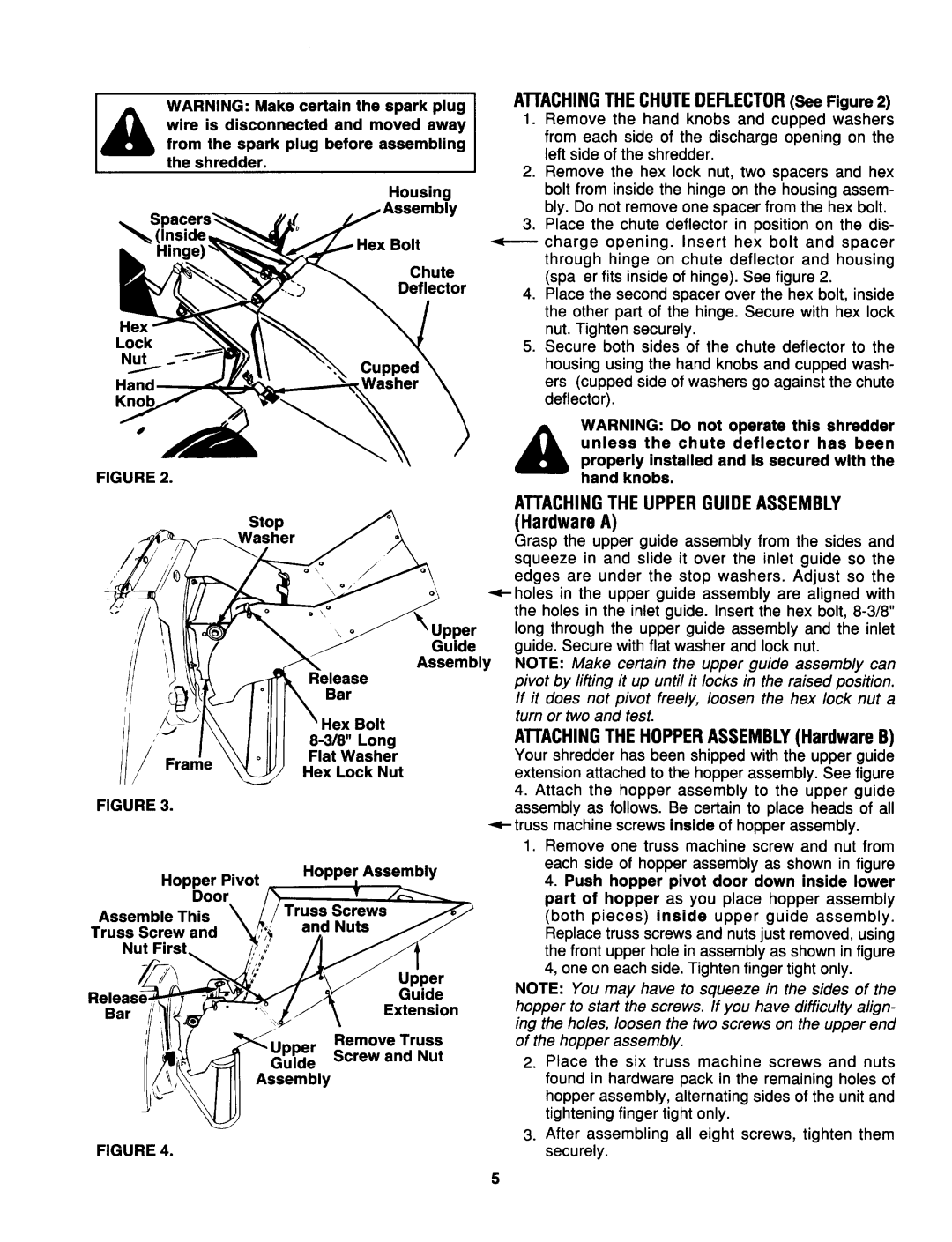 MTD 645C thru 651C manual 