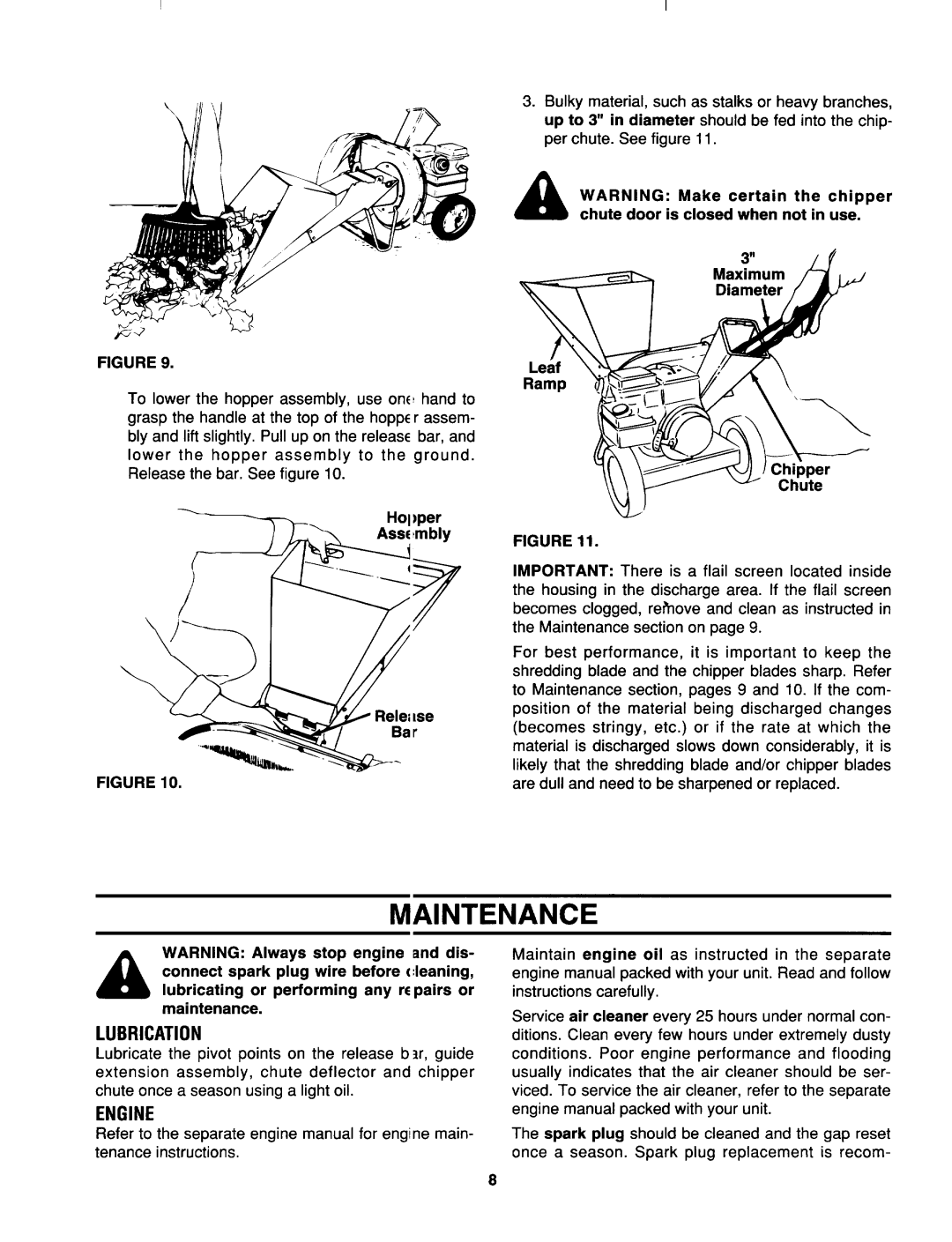 MTD 645C thru 651C manual 