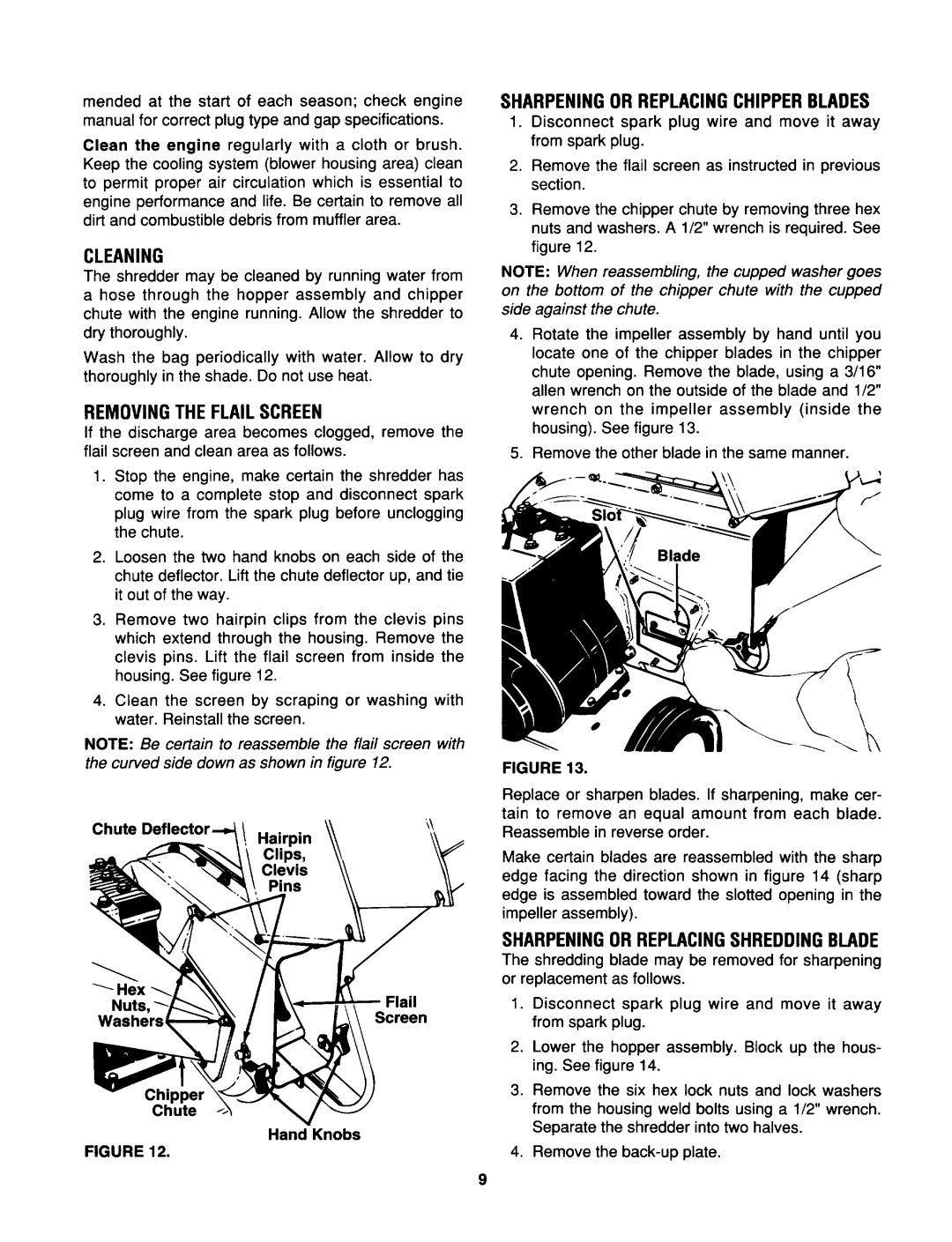 MTD 645C thru 651C manual 