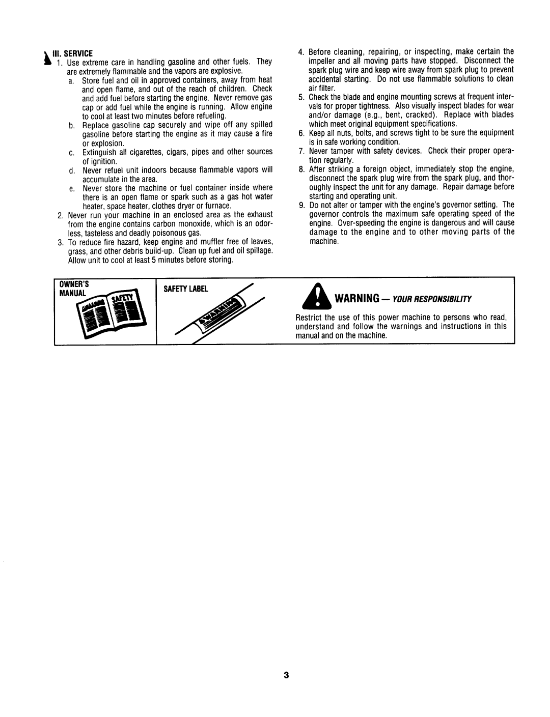 MTD 642D thru 648D manual 