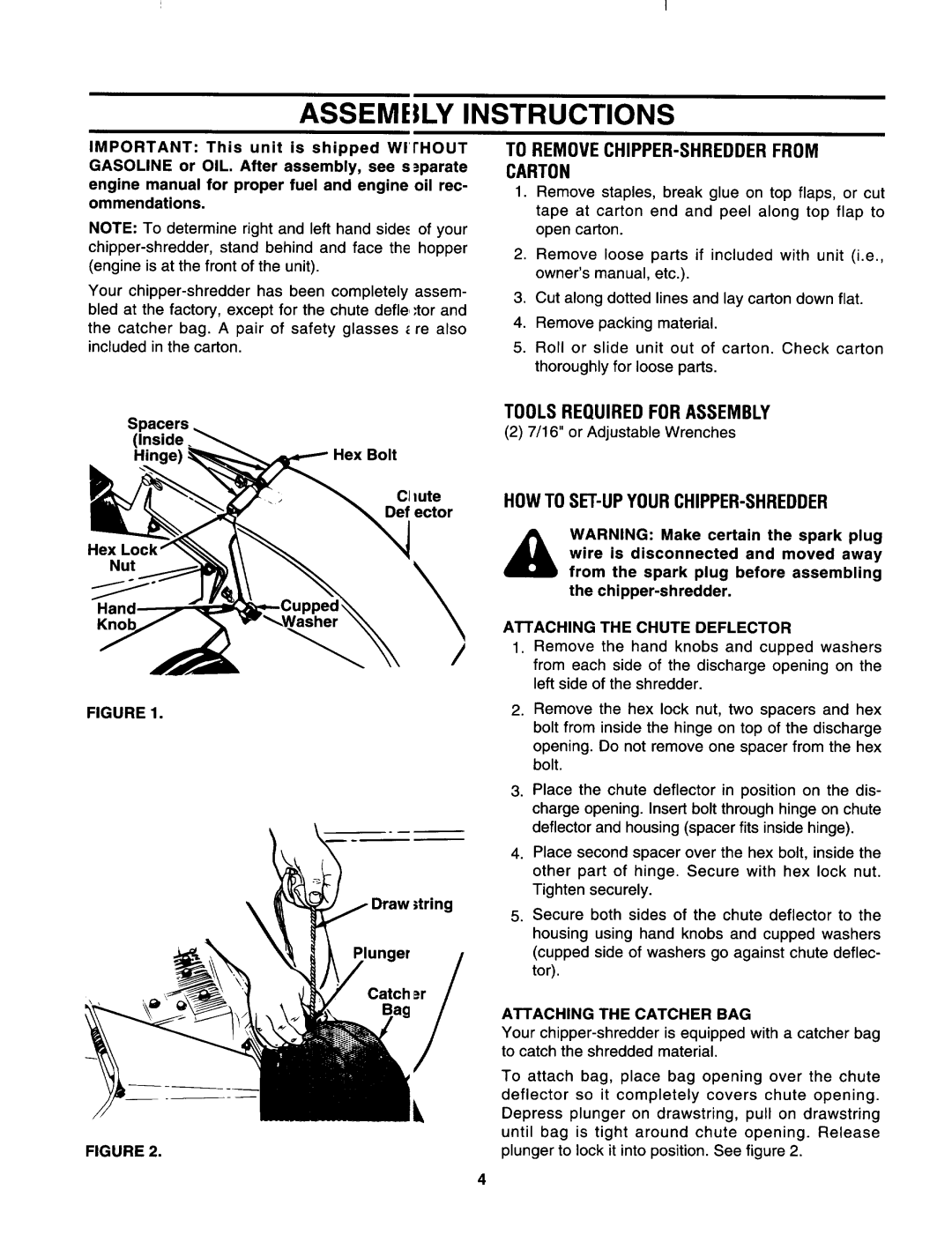 MTD 642D thru 648D manual 