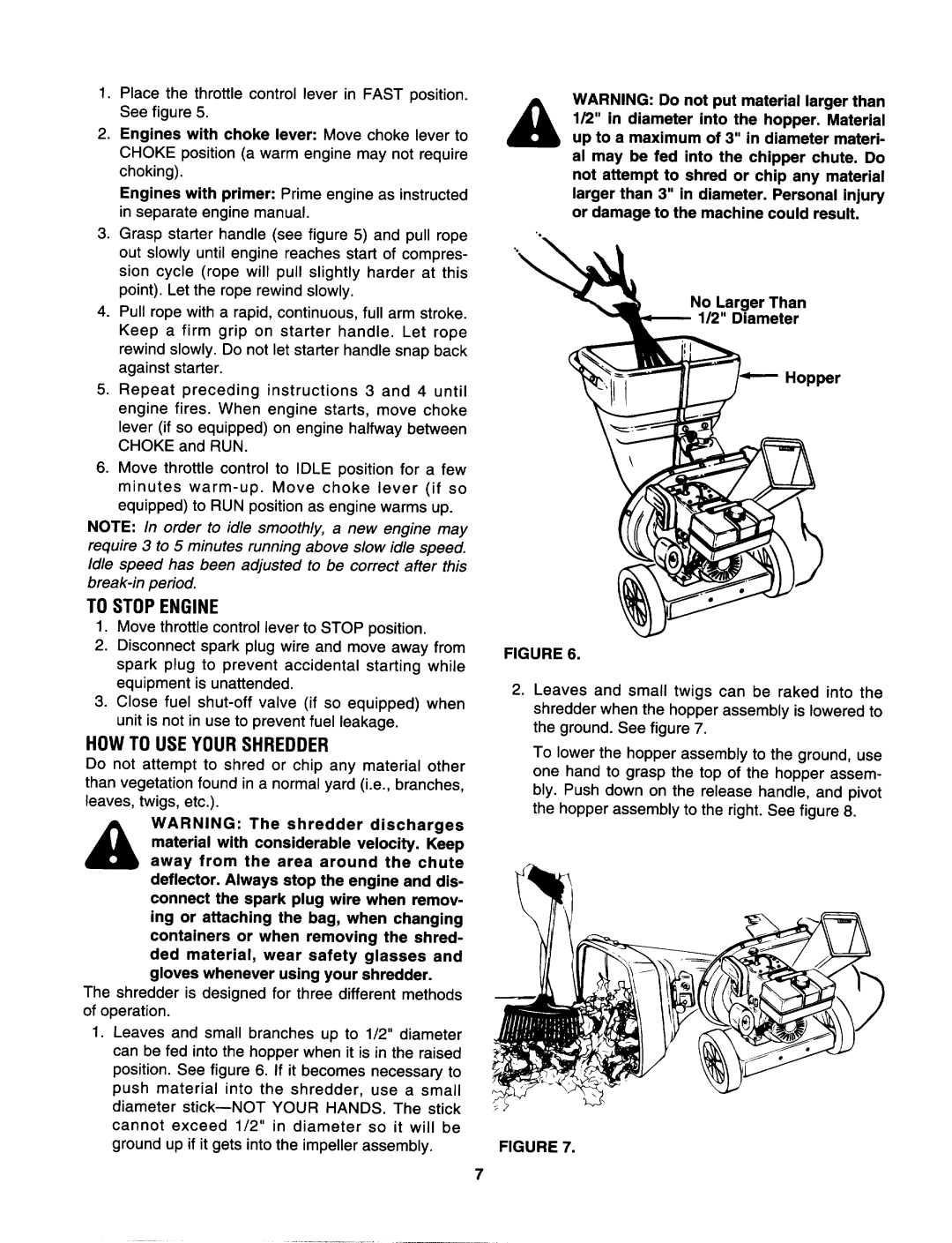 MTD 642D thru 648D manual 