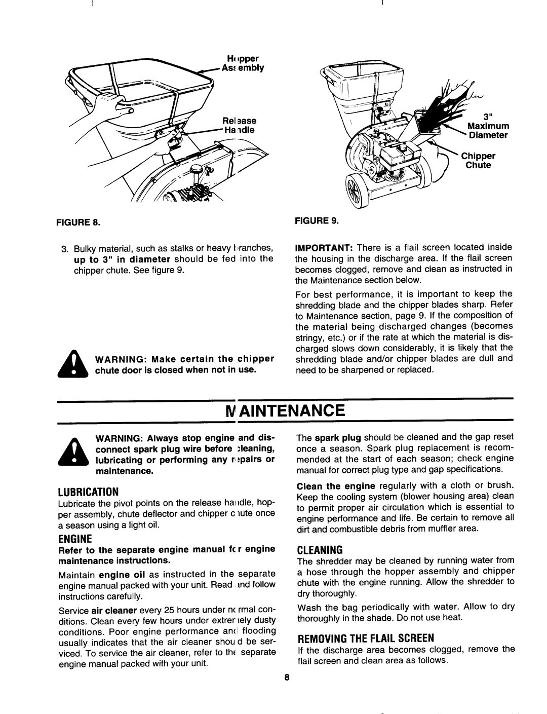 MTD 642D thru 648D manual 