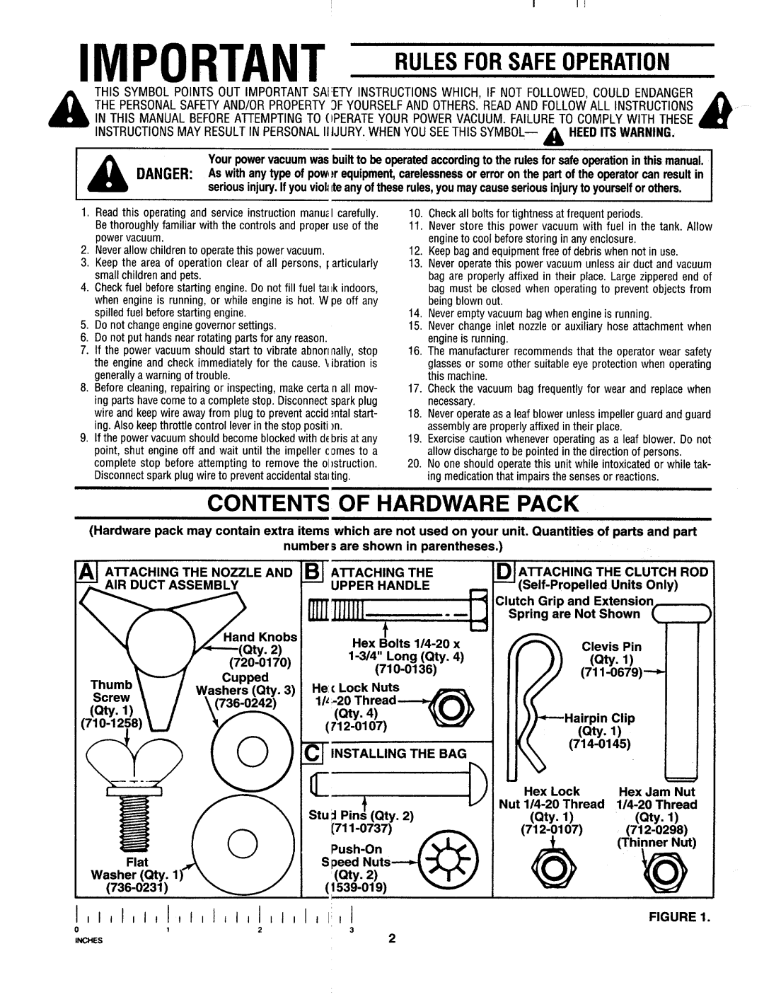 MTD 675 thru 689 manual 