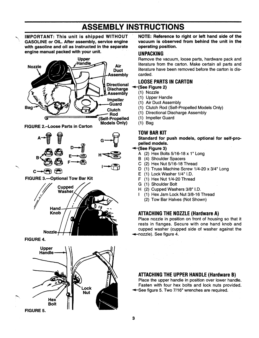 MTD 675 thru 689 manual 