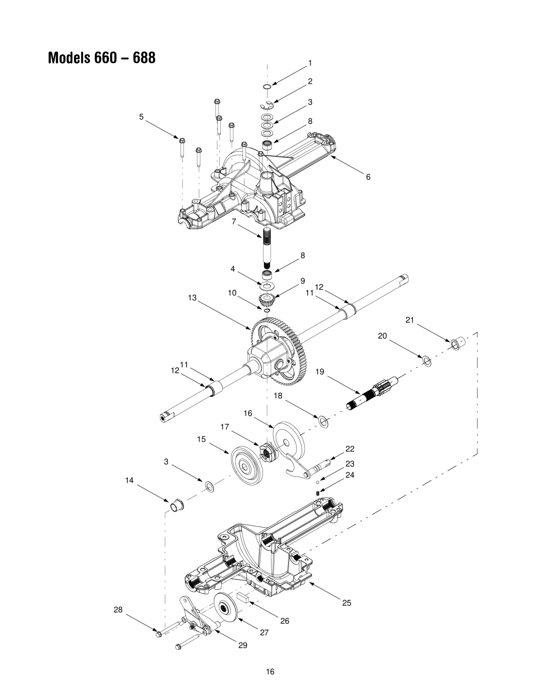 MTD 662, 688, 685, 683, 682, 680, 665, 668, 660 manual 1211 