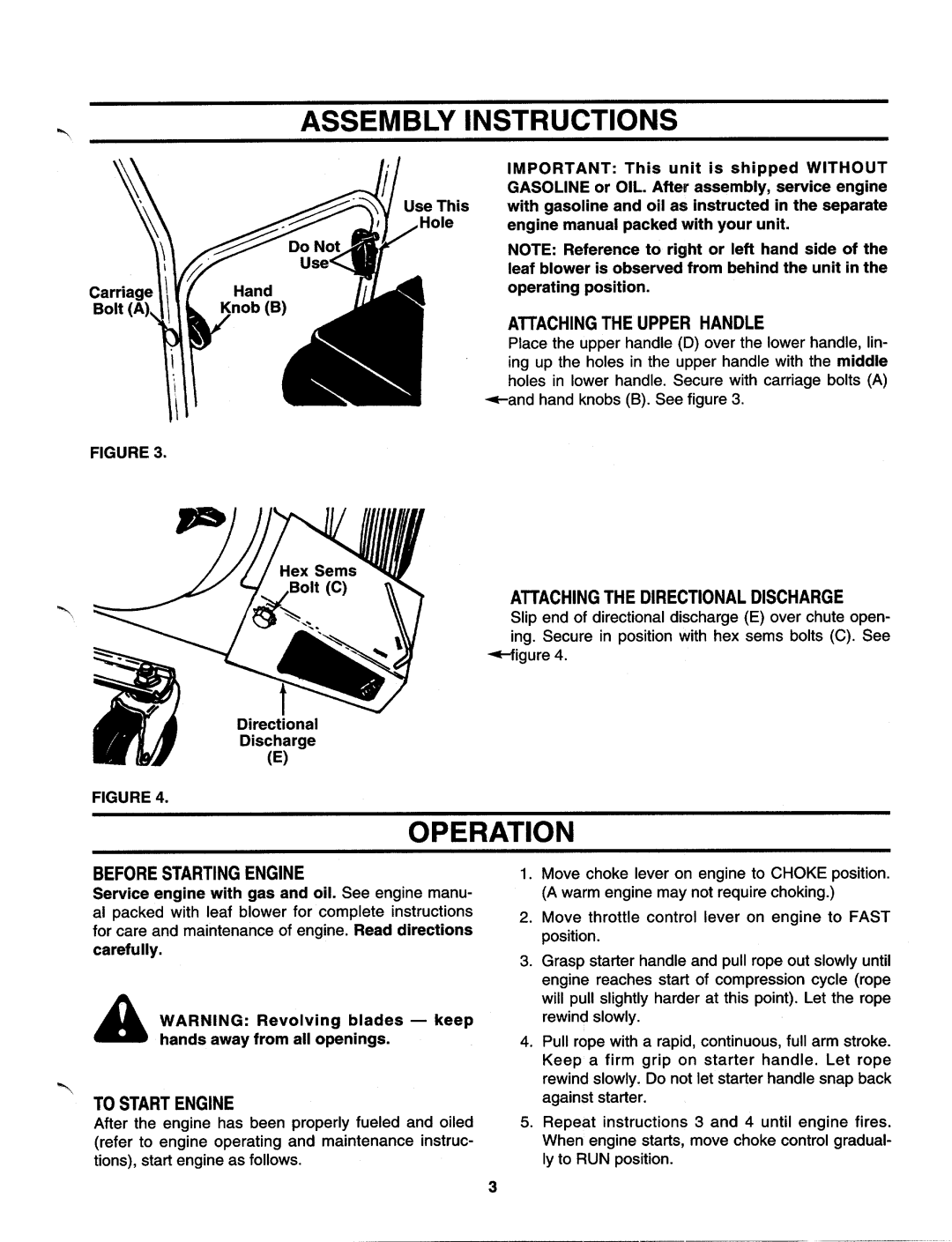 MTD 692 thru 693 manual 