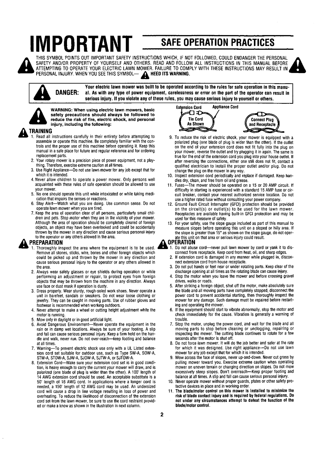 MTD 707 manual 