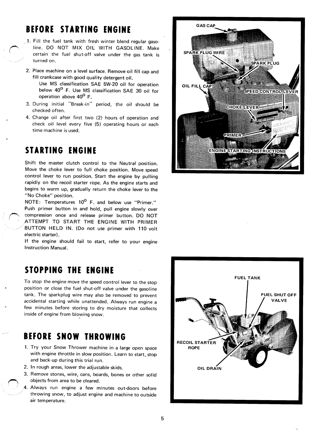 MTD 7090-1 manual 